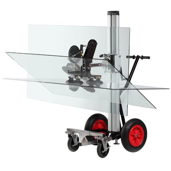 Glass Carrier SL1, Manual glass carrier: 180 lb, lifts to 60 in, rotating vacuum glass holder